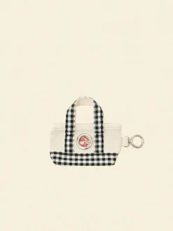 The Little Beast Poop Bag Tote in Gingham