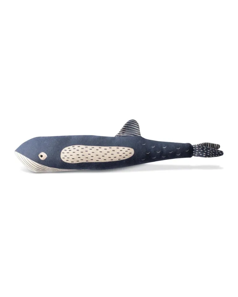 There She Blows Canvas Whale Dog Toy