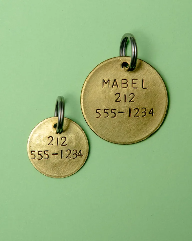 Third Wheel Round ID Tag (Custom/Drop-Ship) (Made in the USA)