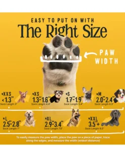 TigerToes Non-Slip Dog Socks