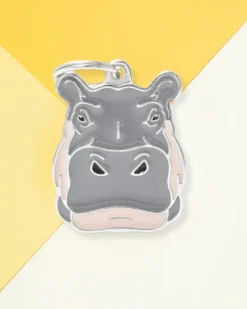 Totally Hippo Custom Pet ID Tag