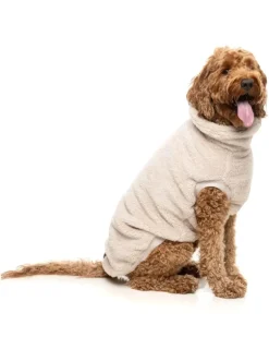 Turtle Teddy Dog Fleece in Beige