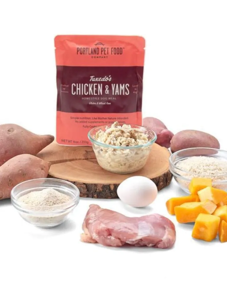 Tuxedo's Chicken & Yams Meal Pouch for Dogs (Made in the USA)
