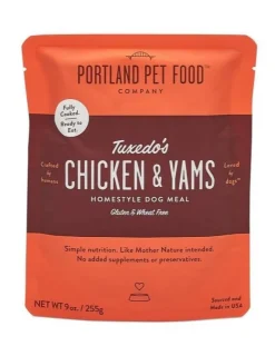 Tuxedo's Chicken & Yams Meal Pouch for Dogs (Made in the USA)