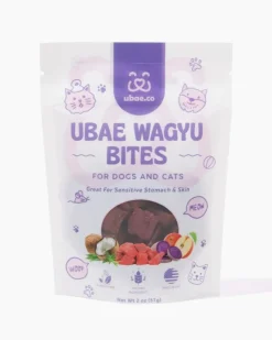 Ube Sweet Potato & Wagyu Beef Bites for Dogs & Cats (Made in the USA)
