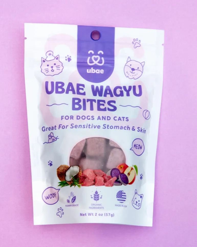 Ube Sweet Potato & Wagyu Beef Bites for Dogs & Cats (Made in the USA)