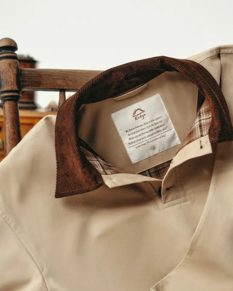 Unisex Trench Jacket with Built-In Kangaroo Pouch Dog Carrier