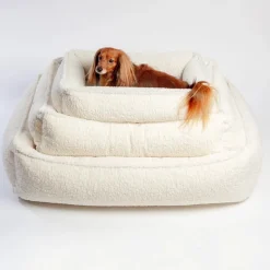 Urban Lounger Dog Bed in Grey Sheepskin (Direct Ship)