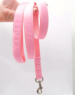 Velvet Dog Bow Collar Set in Petal Pink (Made in the USA)