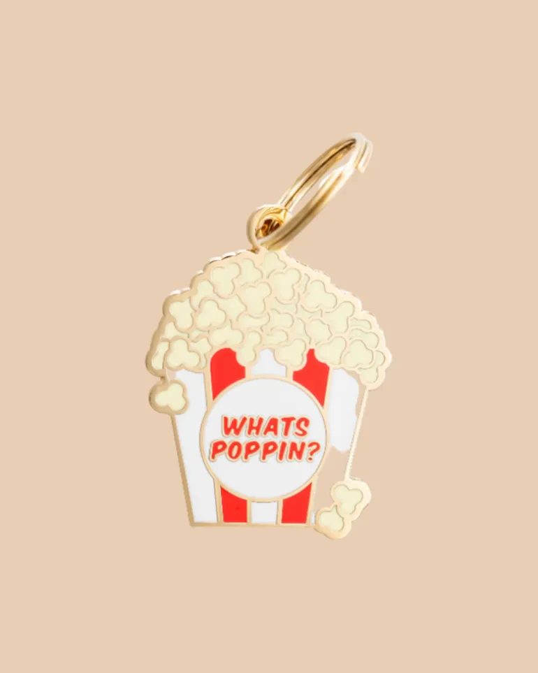 What's Poppin? ID Tag (Custom/Drop-Ship)