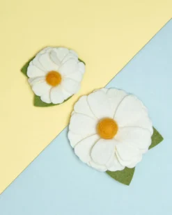 White Daisy Collar Flower (Made in the USA)