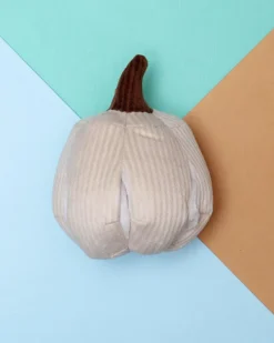 White Mini Pumpkin Snuffle Plush Toy for Dogs