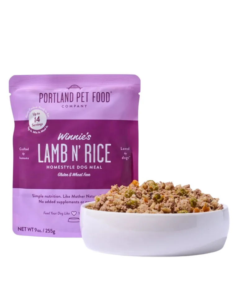 Winnie's Lamb N' Rice Meal Pouch for Dogs (Made in the USA)