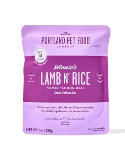 Winnie's Lamb N' Rice Meal Pouch for Dogs (Made in the USA)