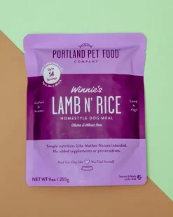 Winnie's Lamb N' Rice Meal Pouch for Dogs (Made in the USA)