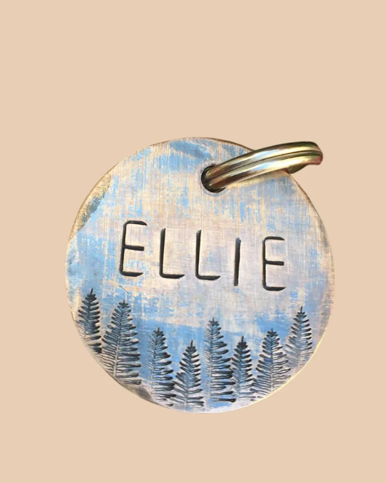 Woodland Custom Dog ID Tag (Custom/Drop-Ship) (Made in the USA)