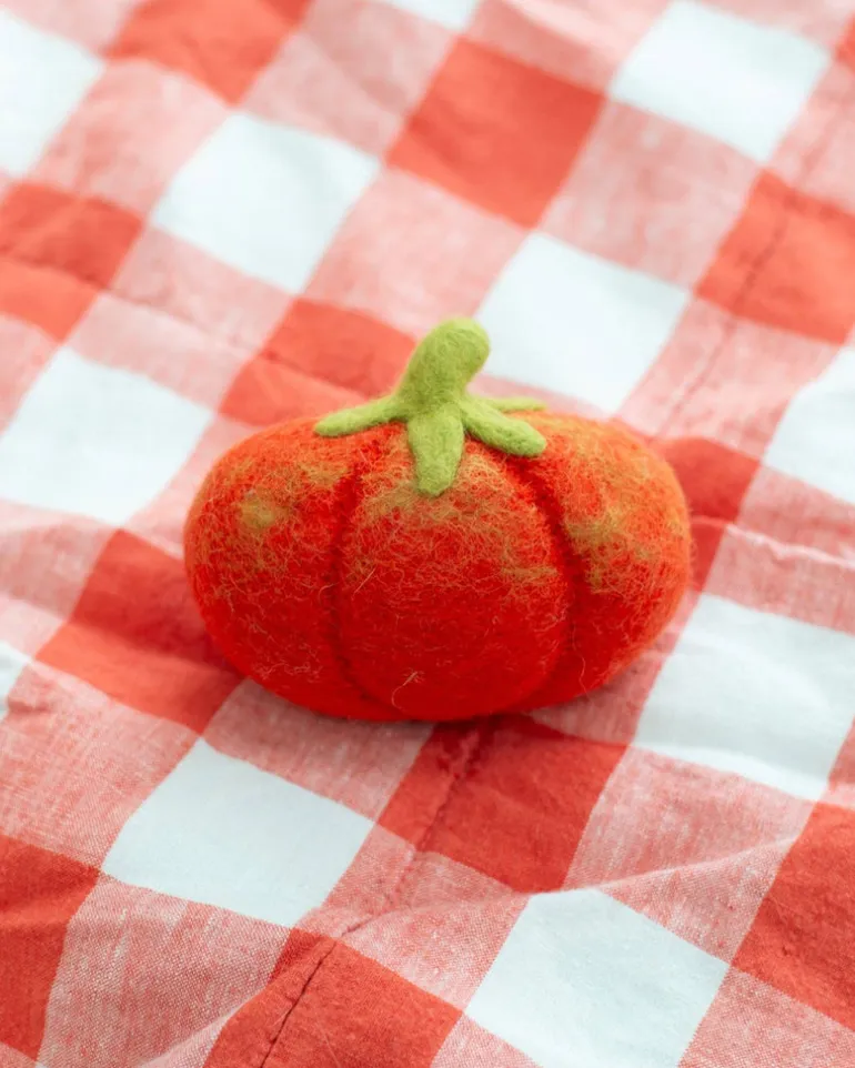 Wool Heirloom Tomato Dog Toy