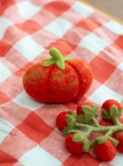 Wool Heirloom Tomato Dog Toy
