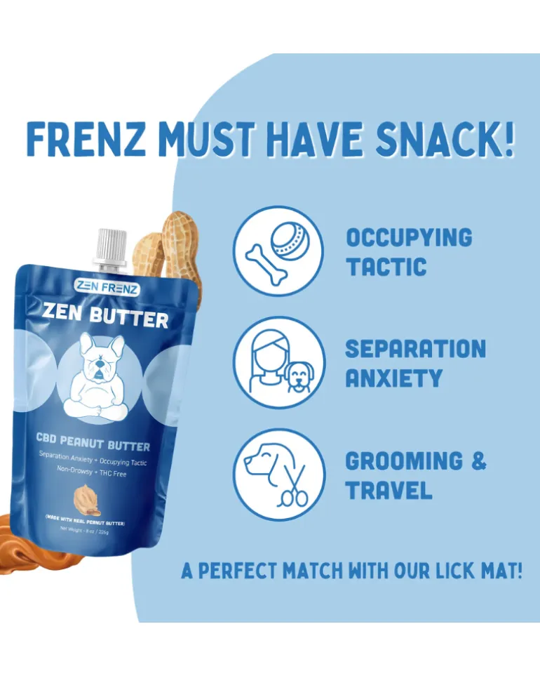 Zen Butter - CBD Pouch (8 oz) (Made in the USA)