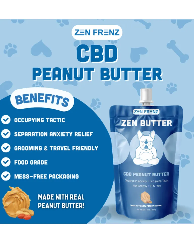 Zen Butter - CBD Pouch (8 oz) (Made in the USA)