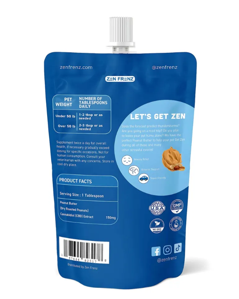 Zen Butter - CBD Pouch (8 oz) (Made in the USA)