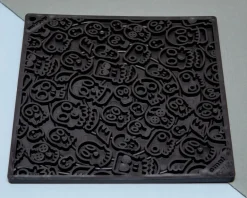 Zombies Dog Lick Mat in Black (Made in the USA)